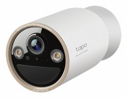 TP-Link Tapo Wire-Free Indoor/Outdoor Security Camera SPEC:4K UHD [3840x2160], H.265/H.264 Supported, 16x UHD Digital Zoom, 2.4/5 GHz Dual Band Wi-Fi, 10000mAh Rechargeable Lithium-ion Battery (Tap...