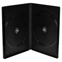 MediaRange BOX12-M optical disc case DVD case 2 discs Black (CD/DVD Storage Media Case - 2pcs, Plastic, Black - Warranty: 12M)
