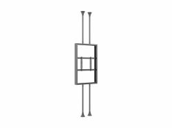 Multibrackets M Pro Series - Enclosure 65" Floor to Ceiling Mount B2B Medium Black (Multibrackets - 7350022733381)