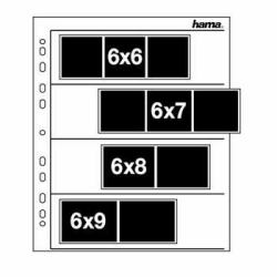 Hama Negative sleeves, 60 - 70 mm, Glassine matt photo album 4 sheets 60 x 70 mm (Hama beskyttelseshylster)