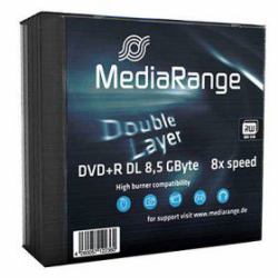 MediaRange MR465 blank DVD 8.5 GB DVD+R DL 5 pc[s] (MediaRange - DVD+R DL x 5 - 8.5 GB - l)