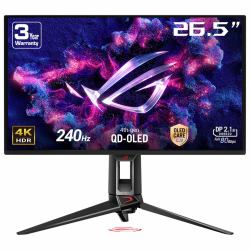 ASUS ROG Swift OLED PG27UCDM computer monitor 67.3 cm [26.5"] 3840 x 2160 pixels 4K Ultra HD QD-OLED Black (ASUS 26.5 OLED MON ROG SWIFT PG27UCDM)