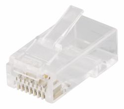 Deltaco MD-21 wire connector RJ-45 Transparent (DELTACO MD-21 - netvÃ¦rk-konnektor)