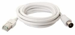 Televes 768011 coaxial cable 2 m IEC RJ-45 White 