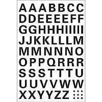 HERMA Letters 10mm A-Z weatherproof film black 1 sheet self-adhesive symbol (HERMA - selvklÃ¦bende brevmÃ¦rkater - 20)