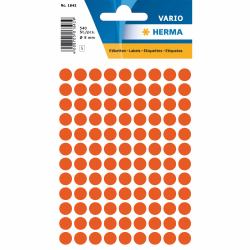 HERMA Multi-purpose labels Ø 8 mm round red paper matt 540 pcs. (HERMA - etiketter - 540 etikette[r] -)