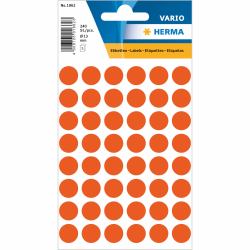 HERMA Multi-purpose labels / colour dots, Ø 13 mm, round, red self-adhesive label Permanent 240 pc[s] (HERMA - etiketter - 240 etikette[r] -)