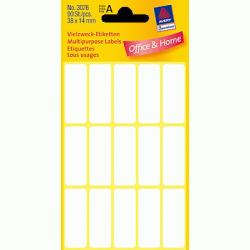Avery Manual Labels, White, 38 x 14 mm (Avery Zweckform - etiketter til flere)