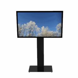 HI-ND Digital Signage Floorstand with glass decor pillar (HI-ND Floorstand Glass Universal 49"-)