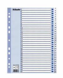 Esselte Index 1-31 PP A4 White (Esselte register PP A4 1-31 hvid)