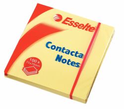 Esselte Contacta Notes 75x75mm (Esselte Contacta Notes 75x75 mm gul)