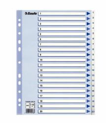 Esselte Index 1-20 PP A4 White (Register Non-Stop A4 1-20 Wht)
