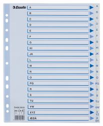 Esselte 100149 tab index Polypropylene [PP] White (Esselte Register PP A4 Maxi A-Ã hvid)