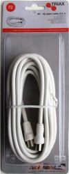 Triax 153502 coaxial cable 5 m IEC White 