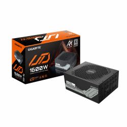 GIGABYTE UD1600PM PG5 AI TOP power supply unit 1600 W 20+4 pin ATX ATX Black (GIGABYTE 1600W PLAT F/M UD1600PM AI TOP)