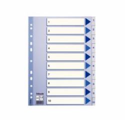Esselte Index 1-10 PP A4 White (Register Non-Stop A4 1-10 Wht)