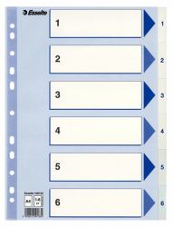Esselte Index 1-6 PP A4 White (Register Non-Stop A4 1-6 White)