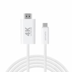 4smarts 540955 HDMI cable 2 m USB C HDMI Type A [Standard] White 