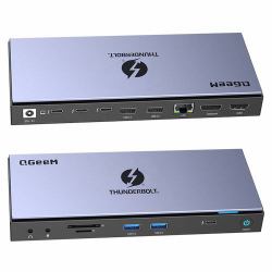 cablenet 40-4250 laptop dock/port replicator Wired Thunderbolt 4 Black, Blue 
