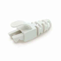 Cablenet RJ45 Snagless Strain Relief Flush Boot White 6.5mm (50PK RJ45 C6 Snag SR Blade Boot Wh 6.5MM)