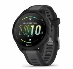 Garmin Forerunner 165 3.05 cm [1.2"] AMOLED 43 mm Digital 390 x 390 pixels Touchscreen Black GPS [satellite] (Garmin Forerunner 165 - sort - sportsu)