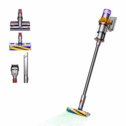Dyson V15 Detect Absolute 2-in-1 stick vacuum Battery Dry Bagless 0.76 L 660 W Nickel, Yellow (Dyson V15 Detect Absolute - stÃ¸vsuger)