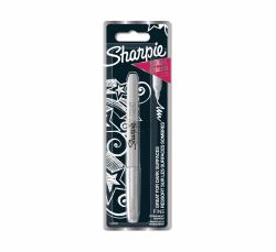 Sharpie 1986004 marker 1 pc[s] Fine tip Silver (Sharpie Permanent Marker Pack of 12 single Metallic Silver Fine Permanent Markers)