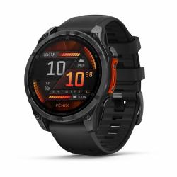Garmin Fenix 8 3.56 cm [1.4"] AMOLED 47 mm Digital 454 x 454 pixels Touchscreen Black Wi-Fi GPS [satellite] (Garmin Fenix 8 47Mm Slate Gray)