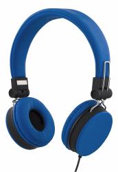 Deltaco HL-W201 headphones/headset Wired Head-band Calls/Music Blue 