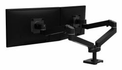 Ergotron LX Pro Series 45-686-292 monitor mount / stand 68.6 cm [27"] Desk Black (LX PRO ARM DUAL SIDE-BY-SIDE - WCB)