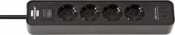 Power Extension 1.5 M 4 Ac - Outlet[S] Indoor Black - Warranty: 12M