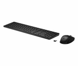 HP 655 Wireless Keyboard and Mouse Combo (HP 655 - Keyboard and mouse set - 100% - full size - wireless - 2.4 GHz - UK - black - Smart Buy)