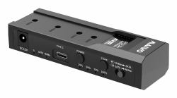 MAIWO K10635N Dual Bay USB Type C Hard Drive Enclosure HDD / SSD Duplicator for 2.5/3.5 Inch SATA Hard Drive and M.2 NVMe SSD, Support Offline Clone and Transmission Speed Up to 10Gbps, w/ 12V/3A P...