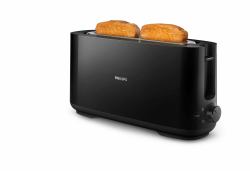 Philips Daily Collection HD2590/90 Toaster - long slot, black (Philips Daily Collection HD2590 - brÃ¸d)