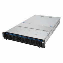 ASUS RS521A-E12-RS24U Socket SP5 Rack [2U] Black, Silver (ASUS SP5 RS521A-E12-RS24U 2U SERVER)
