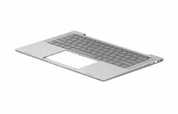 HP N98664-051 laptop spare part Keyboard (TOP COVER SGY W/KB BL PVCY FR)