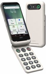 Doro Aurora A20 11.4 cm [4.5"] Dual SIM Android 14 4G USB Type-C 4 GB 64 GB 3000 mAh Black, White (DORO AURORA A20 BONE - NO CRADLE 4.5IN ANDROID)