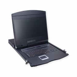 VALUE 26.99.0191 rack console 48.3 cm [19"] Black (19KVM-SW.8X48CMVGA16:9USB - D)