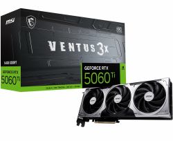 MSI VENTUS GeForce RTX 5060 TI 16G 3X OC NVIDIA 16 GB GDDR7 (MSI RTX 5060 TI 16GB VENTUS 3X OC)