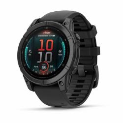 Garmin Fenix E 3.3 cm [1.3"] AMOLED 47 mm Digital 416 x 416 pixels Touchscreen Black Wi-Fi GPS [satellite] (Garmin fenix E - skifergrÃ¥ stÃ¥l - spor)