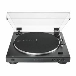 Audio-Technica AT-LP60X Belt-drive audio turntable Black Fully automatic (Audio-Technica AT-LP60X - pladespiller)