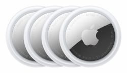 Apple AirTag Personal Finder Silver, White (Apple Apple AirTag 4er-Pack [MX542LL/A])