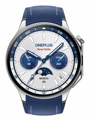 OnePlus Watch 2 3.63 cm [1.43"] AMOLED 47 mm Digital 466 x 466 pixels Touchscreen Blue Wi-Fi GPS [satellite] (OnePlus Watch 2 Smartwatch nordic blue)