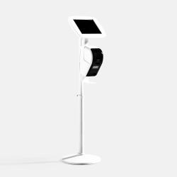 Bouncepad Original Elevate + Brother Printer Mount [inc USB Cable] | Apple iPad Pro 5th Gen 11-inch [2024] | White | Covered Front Camera and Home Button (ELEVATE +BRO PRINT MOUNT INC USB CAB)