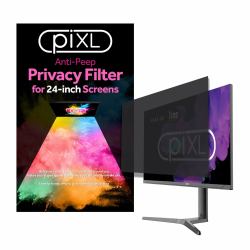 piXL 24-Inch Monitor Privacy Screen/ Privacy Filter, Anti-Glare, Anti-Peep, Anti-Static, Blackout (piXL 24-Inch Monitor Security Privacy Screen/ Privacy Filter, Anti-Glare, Anti-Peep, Anti-Static &...