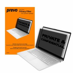 prevo 15.6 Inch Anti-Glare Laptop Privacy Screen Filter, Anti-Peep, Anti-Static 39.6 cm [15.6"] F...