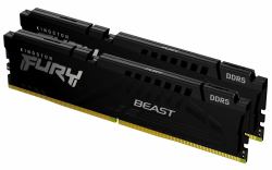 Kingston Technology FURY Beast 128GB 5600MT/s DDR5 CL36 DIMM [Kit of 2] Black (Kingston FURY Beast 128GB DIMM Black 5)
