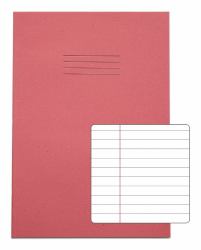 RHINO A4 Exercise Book (RHINO A4 Exercise Book 80 Page Pink F8M [Pack of 50])