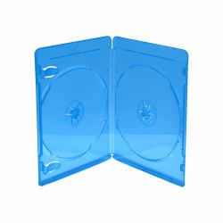 MediaRange BOX39-2-50 optical disc case Blu-ray case 2 discs Blue, Transparent (Optical Disc Case Blu-Ray - Case 2 Discs Blue, - Transparent - Warranty: 12M)