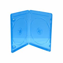 MediaRange Zubehör CD-/DVD-Rohlinge Blu-ray case 2 discs Blue (ZubehÃ¶r Cd-/Dvd-Rohlinge - Blu-Ray Case 2 Discs Blue - Warranty: 12M)